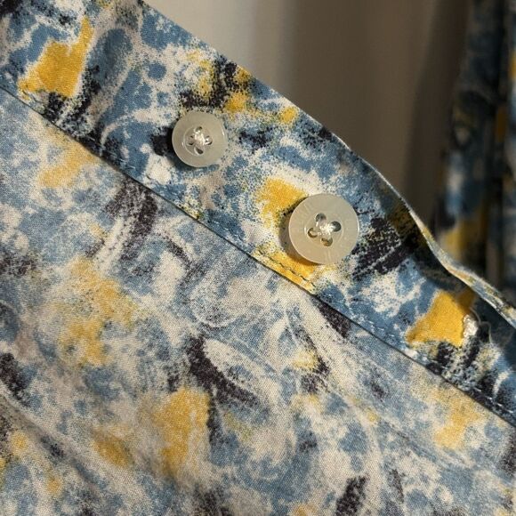 Alan Flusser Shirt Men’s Long Sleeve Button Down Multicolor Geometric XL - Picture 11 of 11